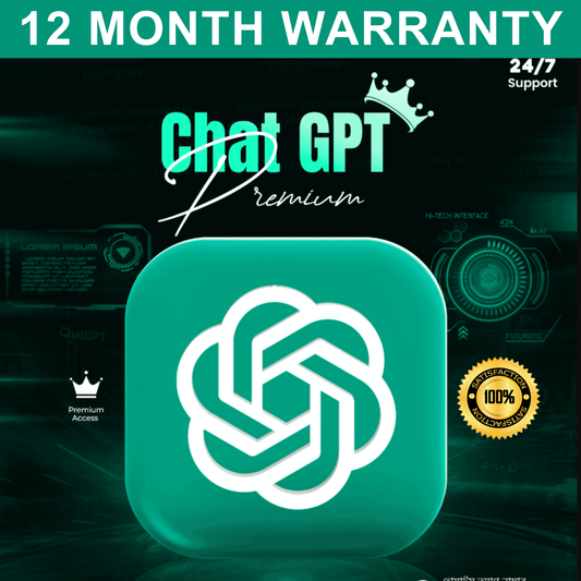 ChatGPT Pro - GPT-5.2 - 12 Month Account - 100% Private Full Access & Support