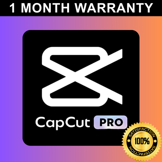 CapCut Pro 1 Month Subscription – No Watermark, Full Access